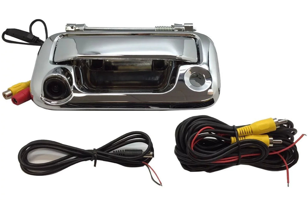 Master Tailgaters Chrome Metal Tailgate Handle with Backup Camera for Ford F150-F550 (05-16)