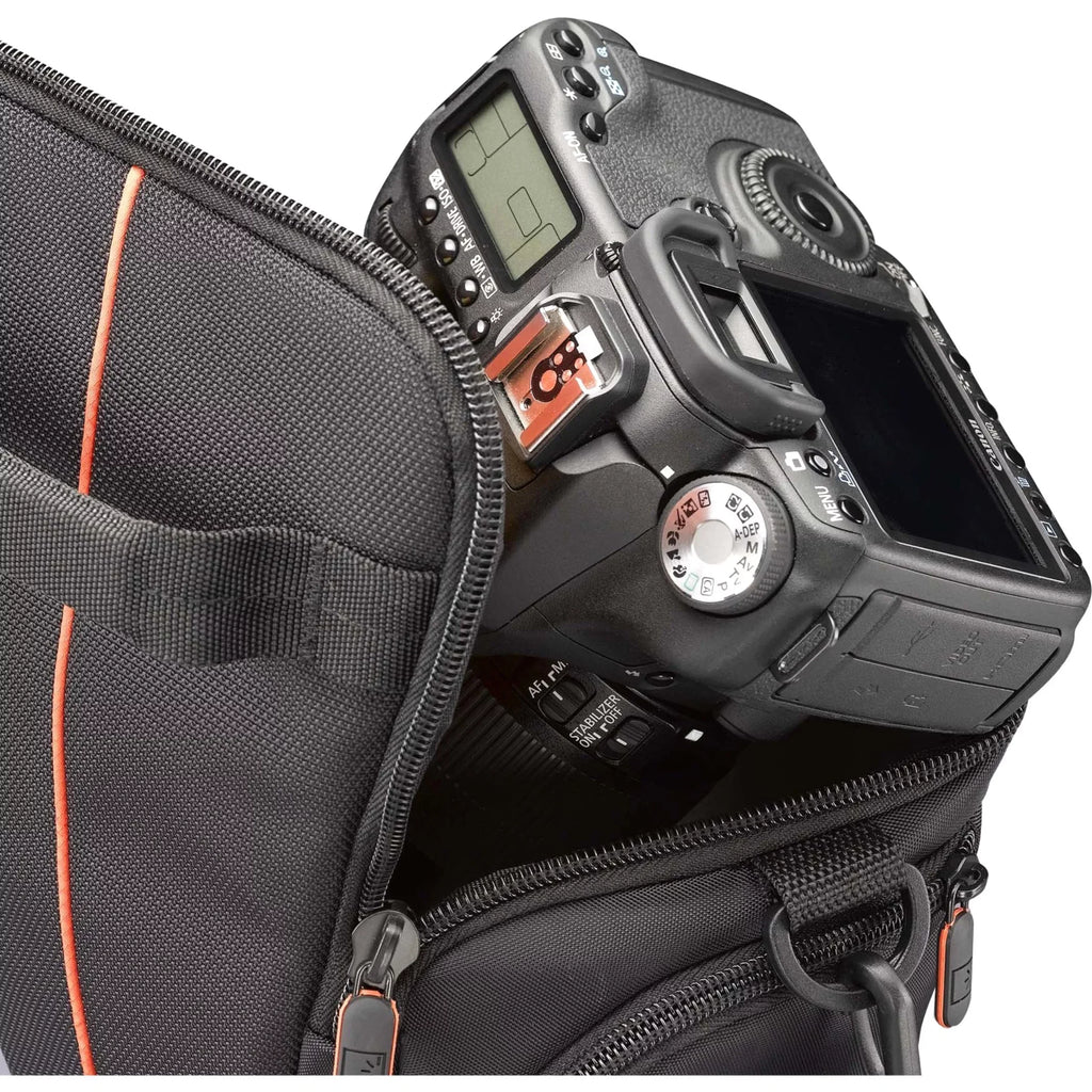 Case Logic Carrying Case (Holster) Camera, Accessories, Battery, Cable, Lens Cap, Memory Card, Cloth - Black