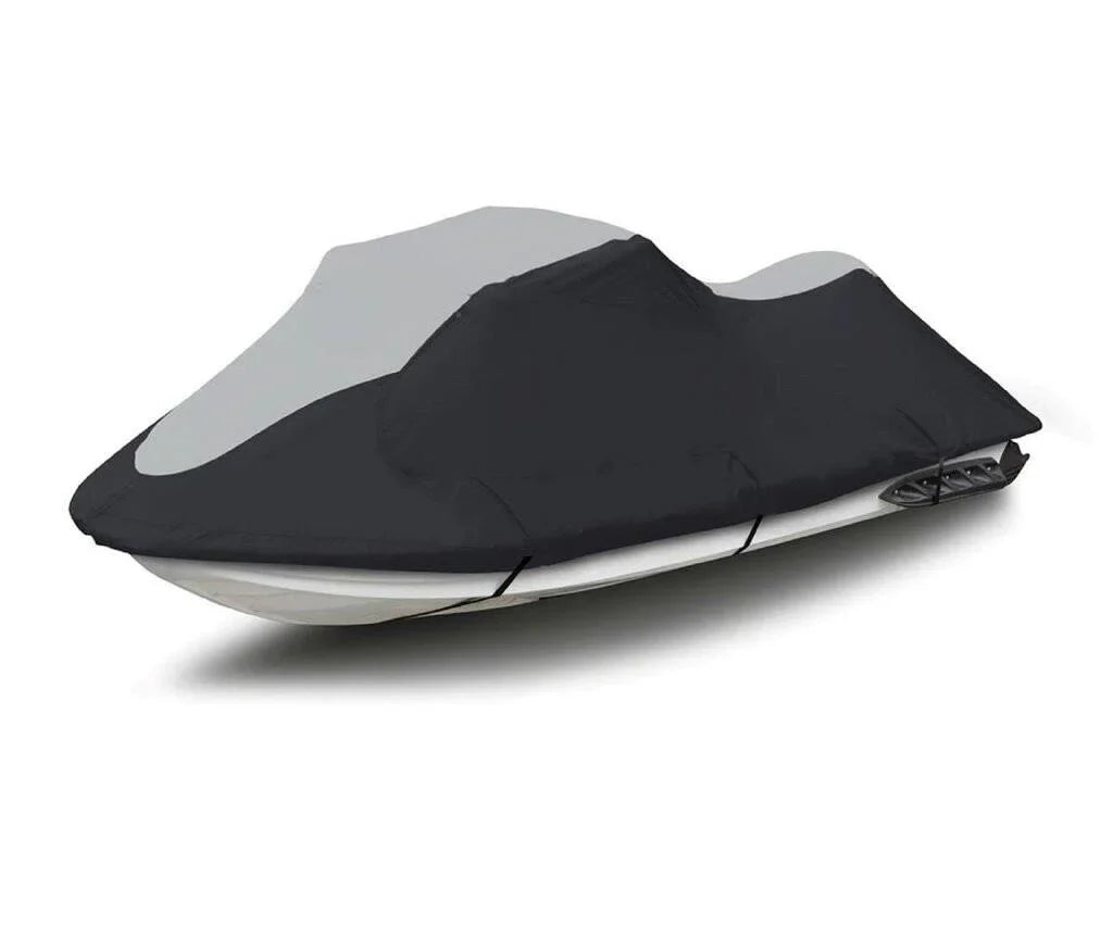 SizeUPER HEAVY-DUTY PWC 600D JET SizeKI Cover Compatible for Sizeea Doo Sizeea-Doo Bombardier GTI SizeE 130 / 155 2011-2019 Jet Sizeki Trailerable Cover