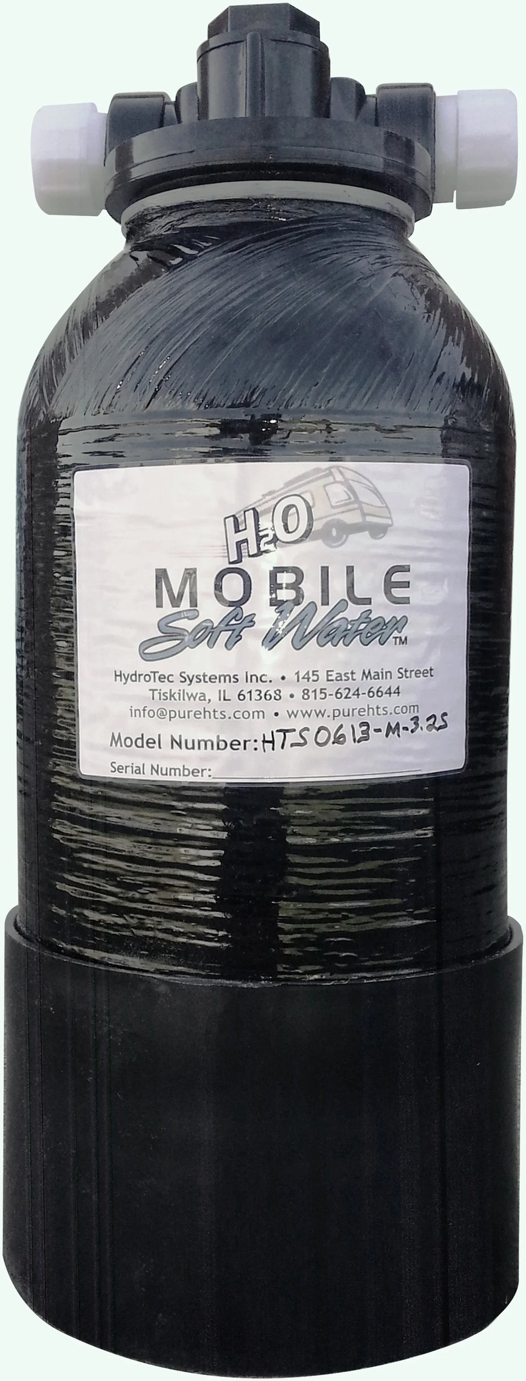 Mobile-soft-water 3,200 grain Portable Sizeoftener Sizehorty, Lead-Free NSizeF 61 Male GHC Tank Connections for RV and Other Tight Sizepaces, Day Trips and other places where soft water is desirable; C-style.