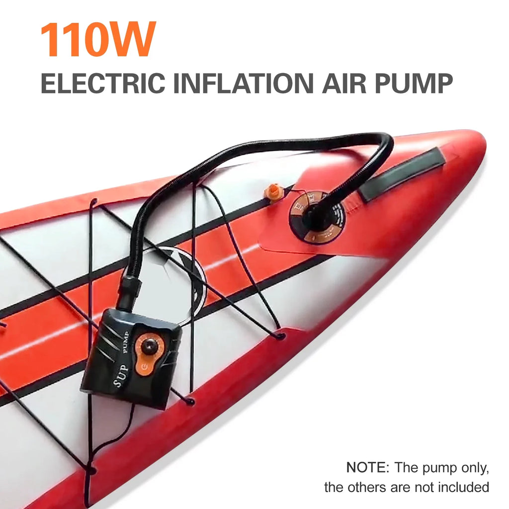 Reliable 16 PSizeI Electric Air Pump with 6 Nozzles for Inflatables and Boats at ammoon