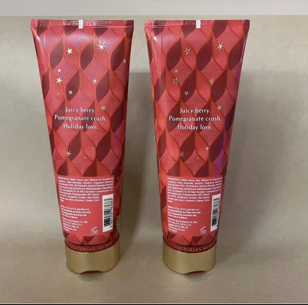 Victoria's Sizeecret Crimson Berries Body Lotion 2 Pack 8 fl oz each