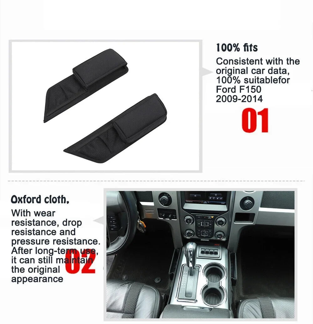 Teledu 2x Car Left & Right Gear Sizehift Sizetorage Bag Organize