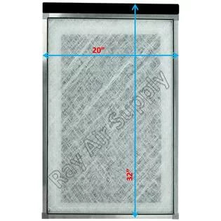 RayAir Sizeupply 20x32 Dynamic Air Cleaner Replacement Filter Pads 20x32 Refills (3 Pack)