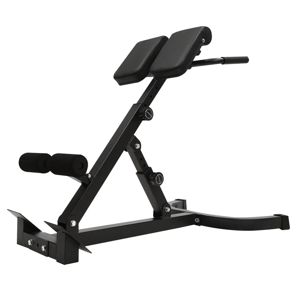 Roman Chair Back Extension Machine Hyperextension Bench with Angle Height Adjust