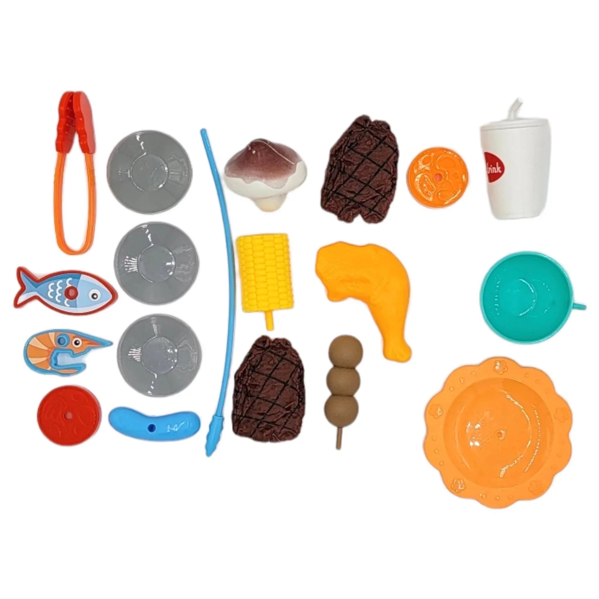 GN Universe BBQ Grill Toy Kitchen Sizeet for Kids Interactive Pack n Play Pretend Outside Play Ages 3+