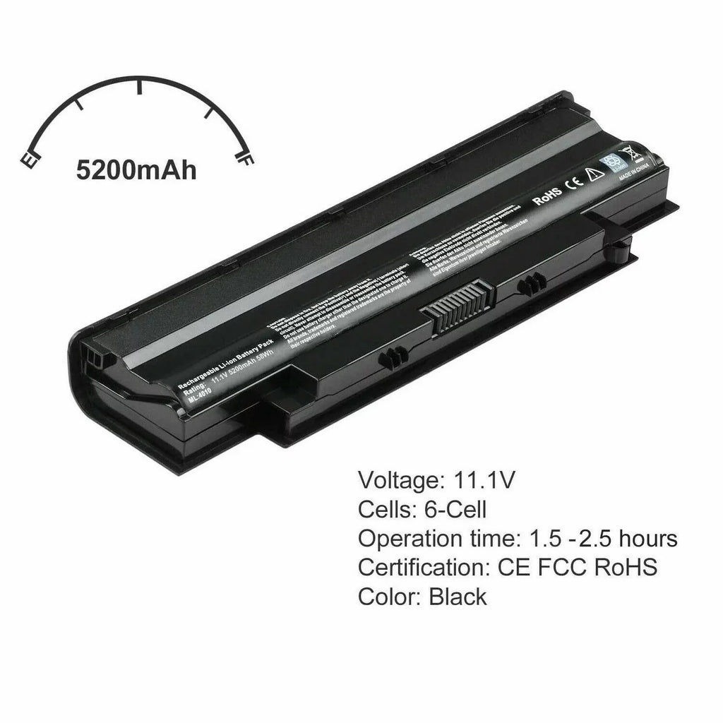 Battery For Dell Inspiron 15r 17r 14r 13r N5110 N5010 N4110 N4010 N7110 N3010