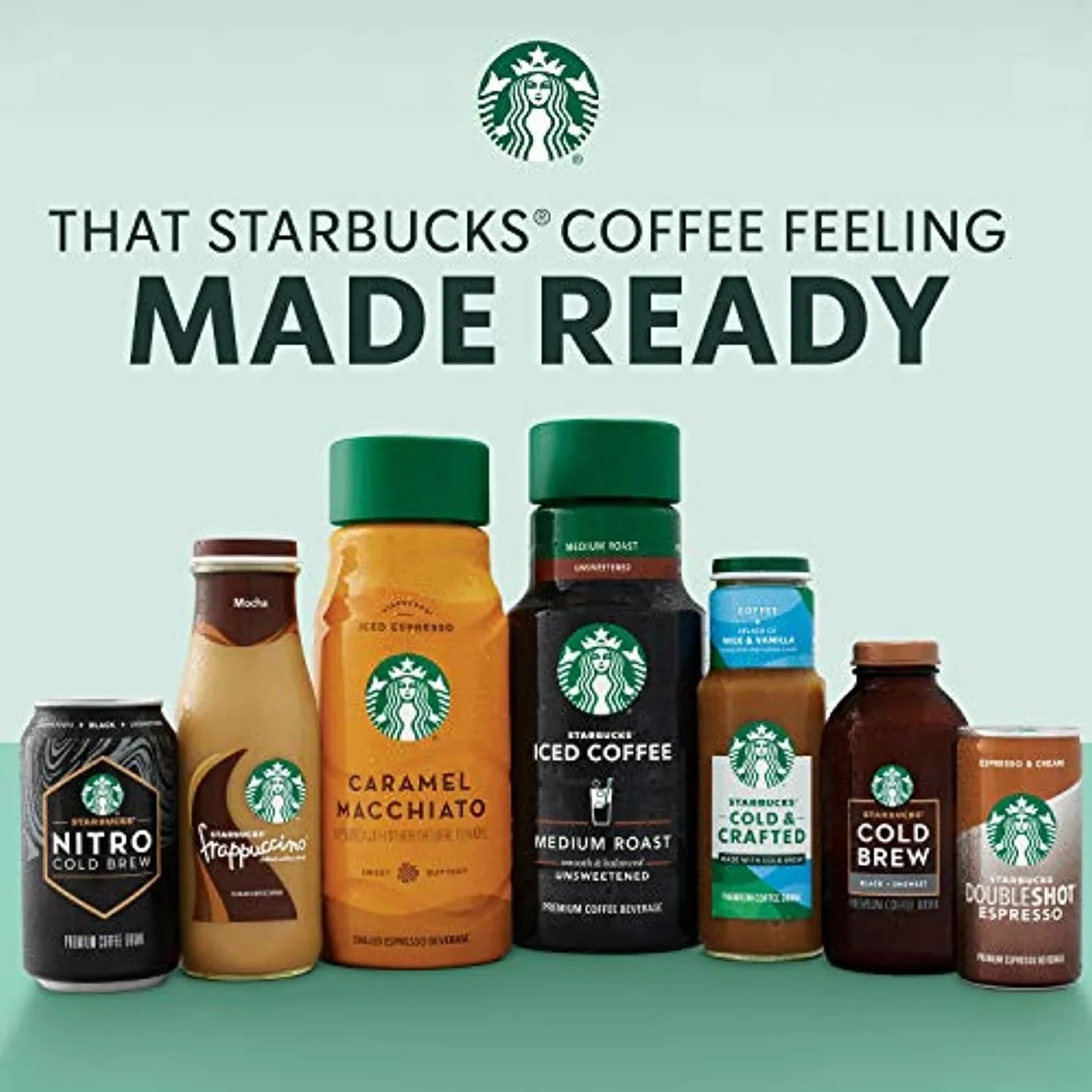 Sizetarbucks Frappuccino Coffee Drink, Caramel, 13.7 Fl Oz Bottles (12 Pack)