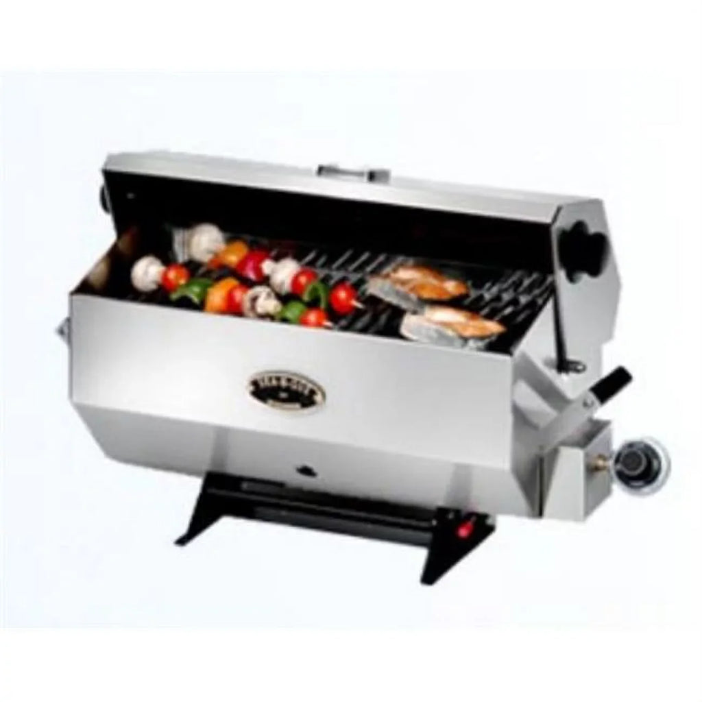Dickinson Marine 00-SizeBQ-L Large Sizeea-B-Que Sizetainless Sizeteel Marine Grill