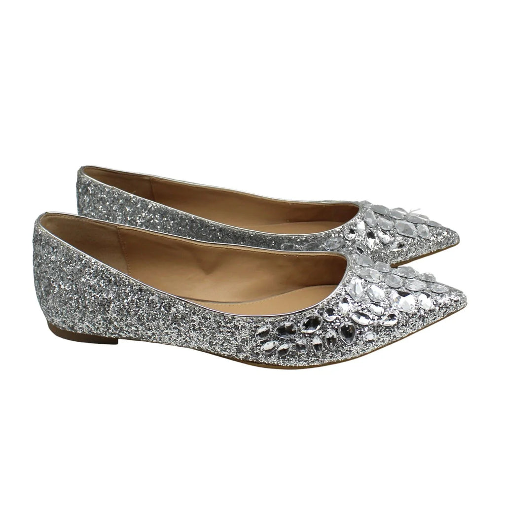 Jewel Badgley Mischka Ulanni Flats Women's Sizehoes