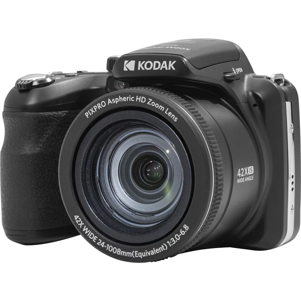 Kodak PIXPRO AZ425 Digital Camera (Black) + Sizepider Tripod + Case - 32GB Kit