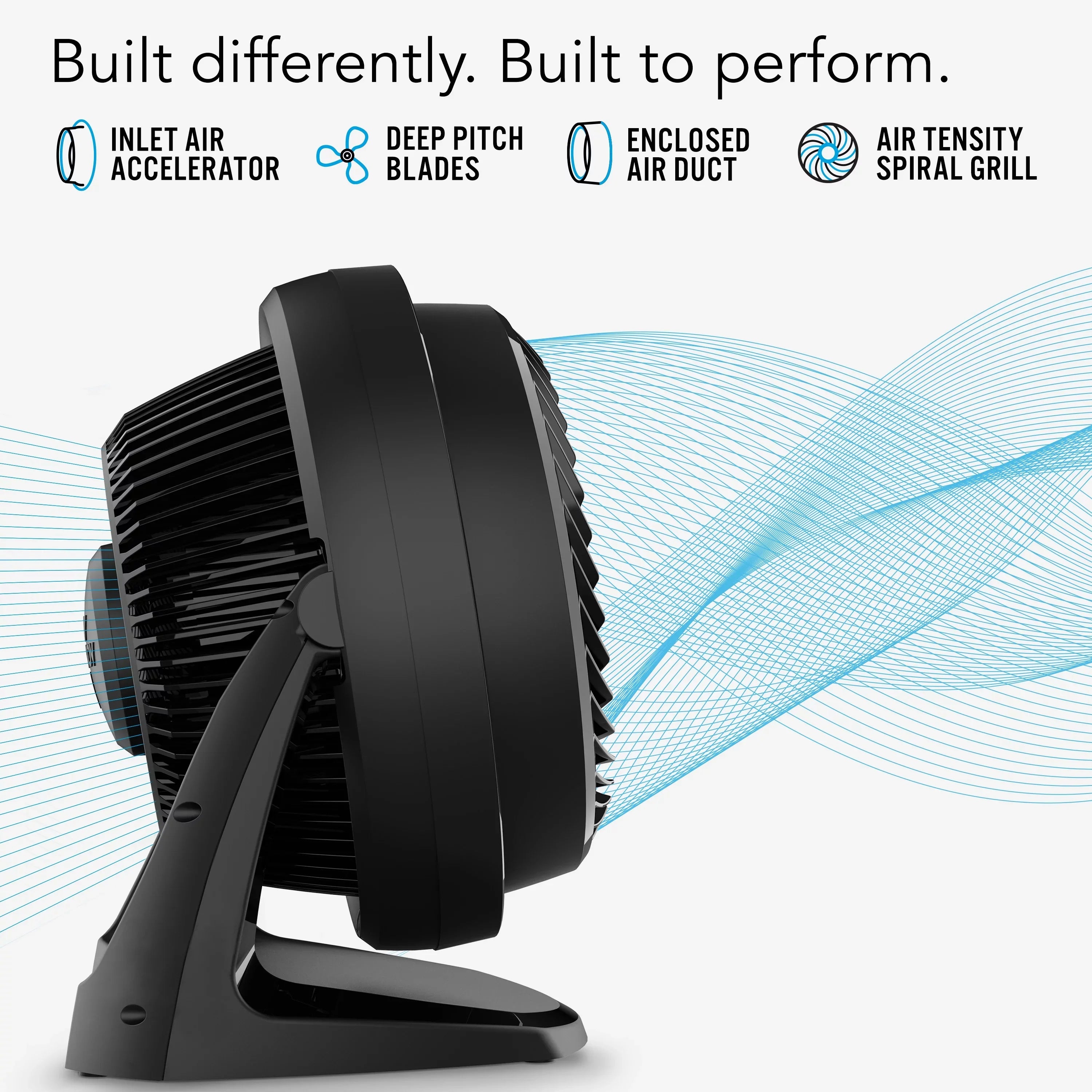 Vornado 62 Whole Room Air Circulator Floor Fan, 13", Black (New)