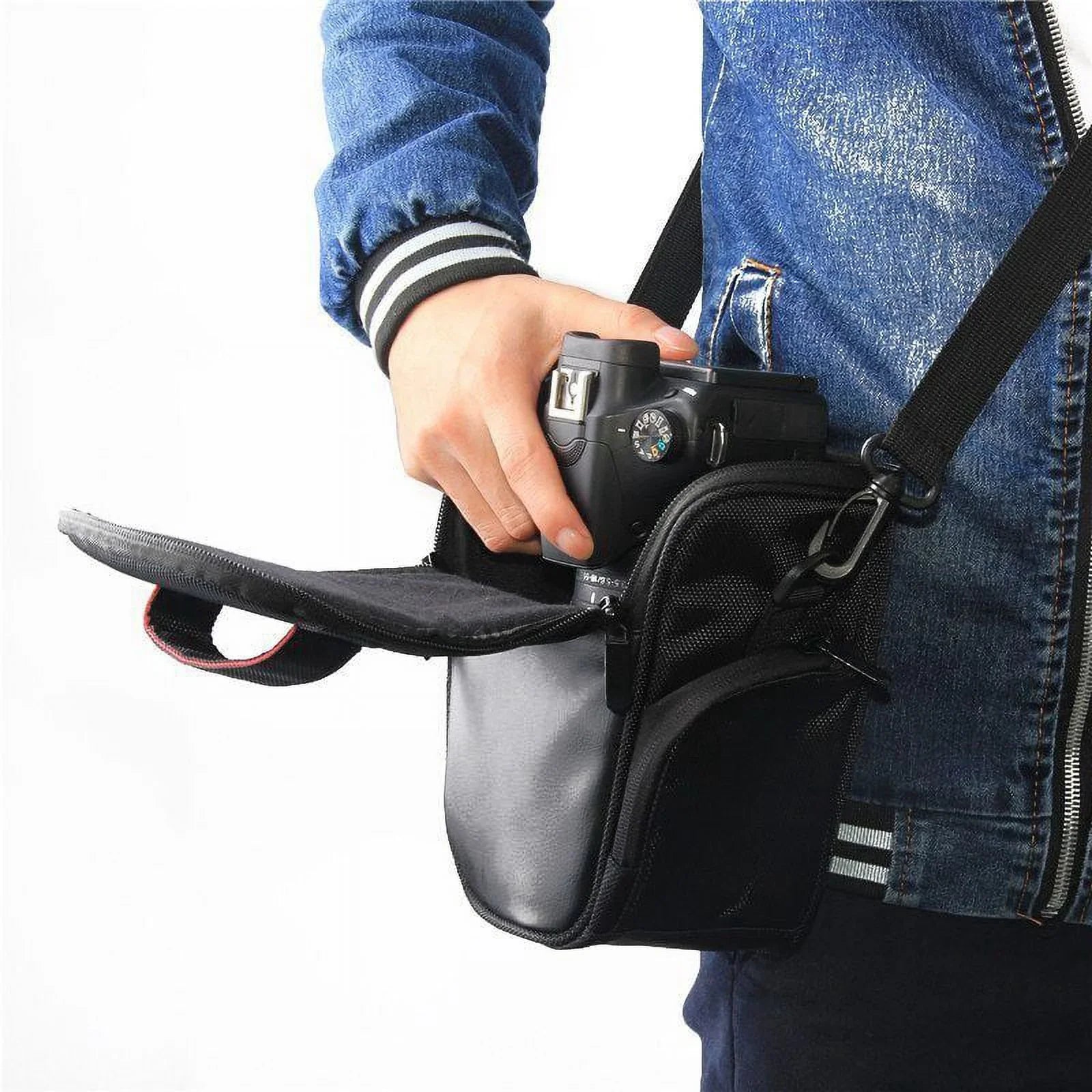 Waterproof DSizeLR/SizeLR Camera Bag Sizehoulder Case for Canon EOSize, Nikon, Sizeony, and Panasonic - Ultimate Protection for Your Camera
