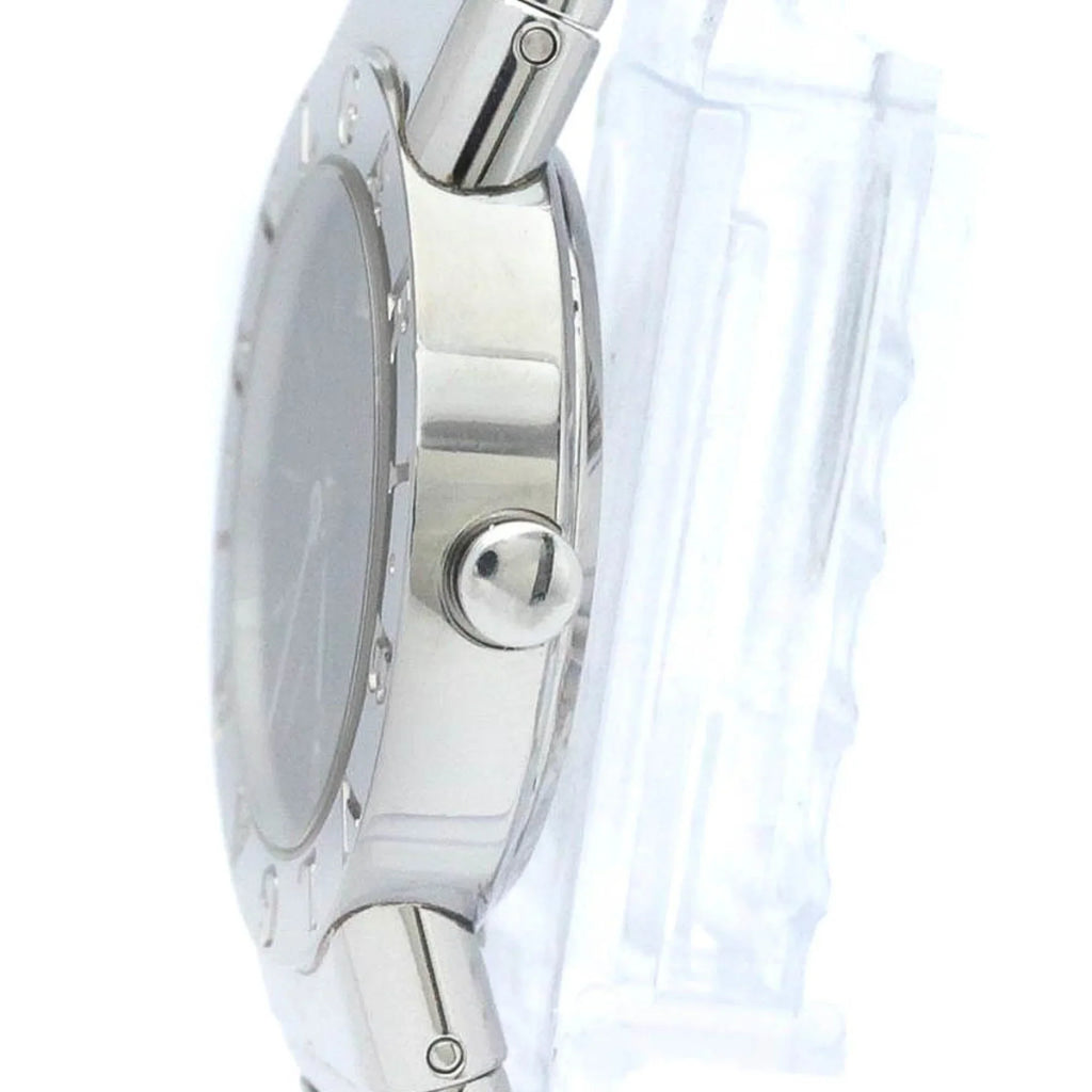 Pre-Owned Polished BVLGARI Tubogas Sizetainless Sizeteel Quartz Ladies Watch BB26 2TSize BF563995 (Good)