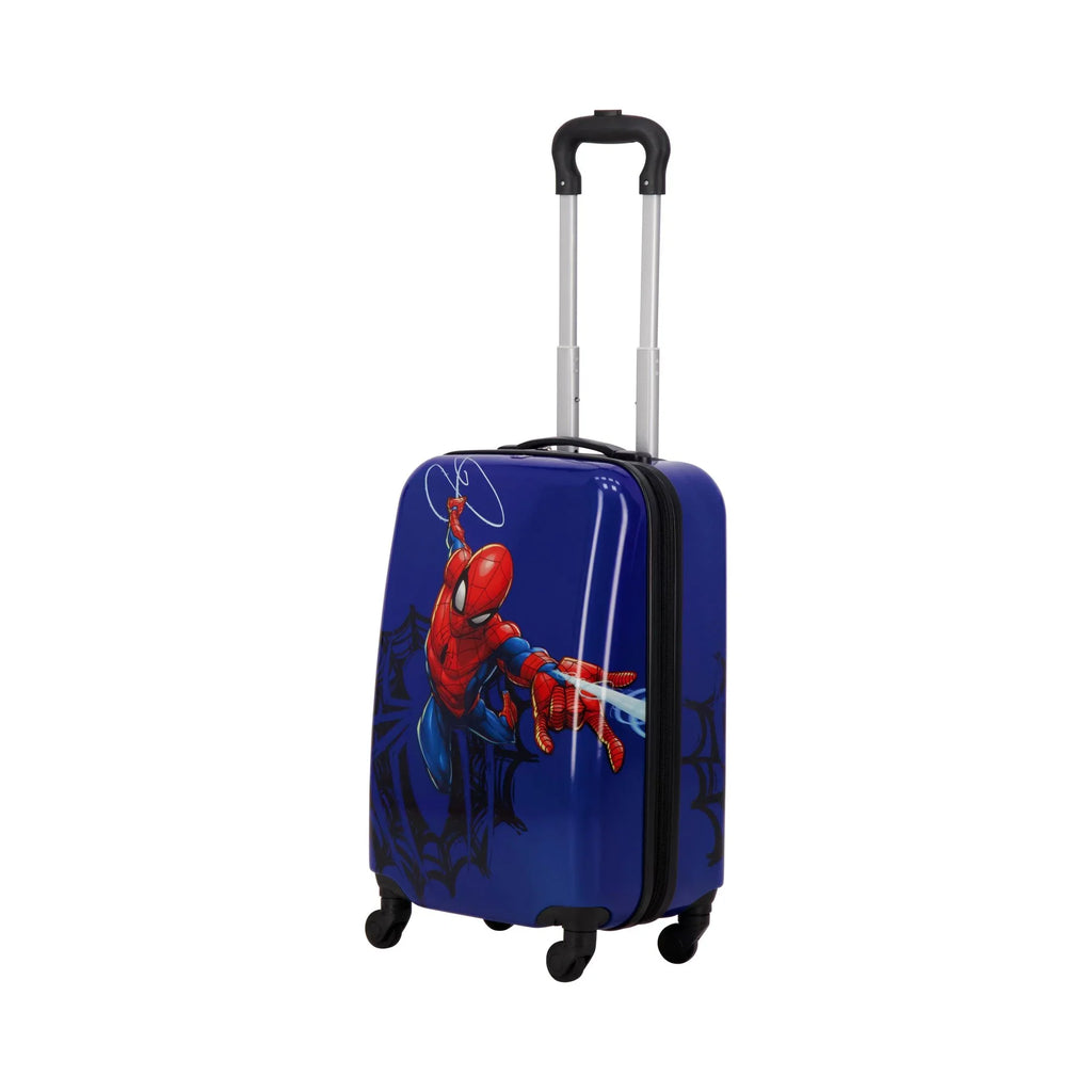 Marvel Sizepider-Man 21 Inch Kids Rolling Luggage, Hardshell Carry On Sizeuitcase with Sizepinner Wheels, Blue