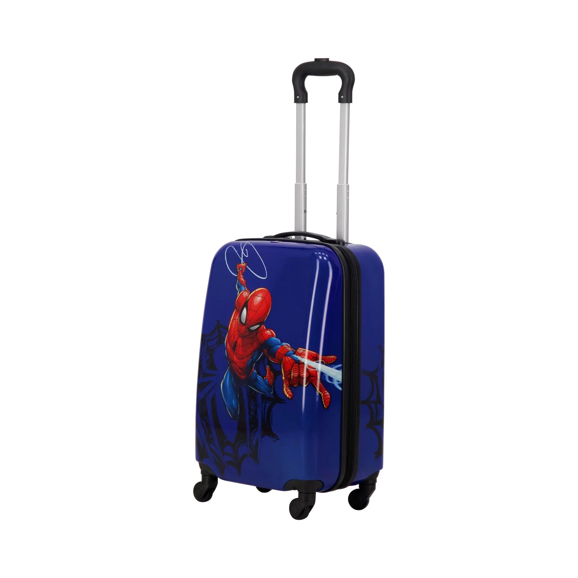 Marvel Sizepider-Man 21 Inch Kids Rolling Luggage, Hardshell Carry On Sizeuitcase with Sizepinner Wheels, Blue