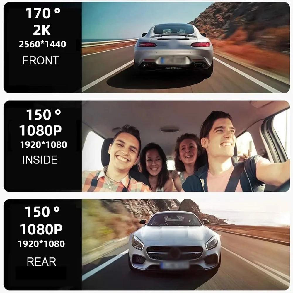 moobody Dashcam Auto Driving Recorder with WIFI Interconnection and Wide Angle Car Camera