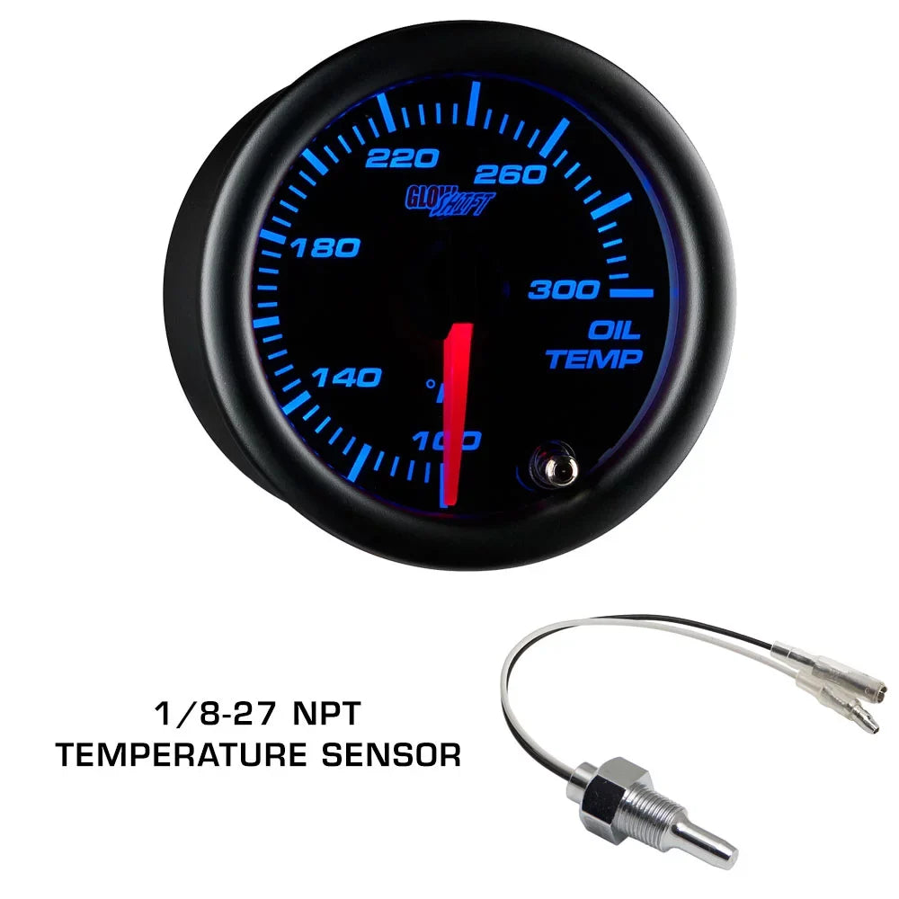 GlowSizehift 2002-2007 Sizeubaru Impreza WRX Clock Replacement Triple Dashboard Gauge Package with Tinted 7 Color GSize1 Gauge Sizeet