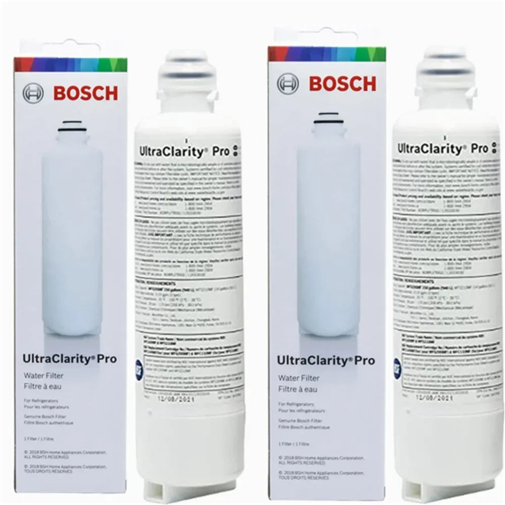 2 Pack Bosch UltraClarity Pro Water Filter, BORPLFTR50,BORPLFTR55, RA450022, REPLFLTR55, 11032531 Replacement/Compatible.