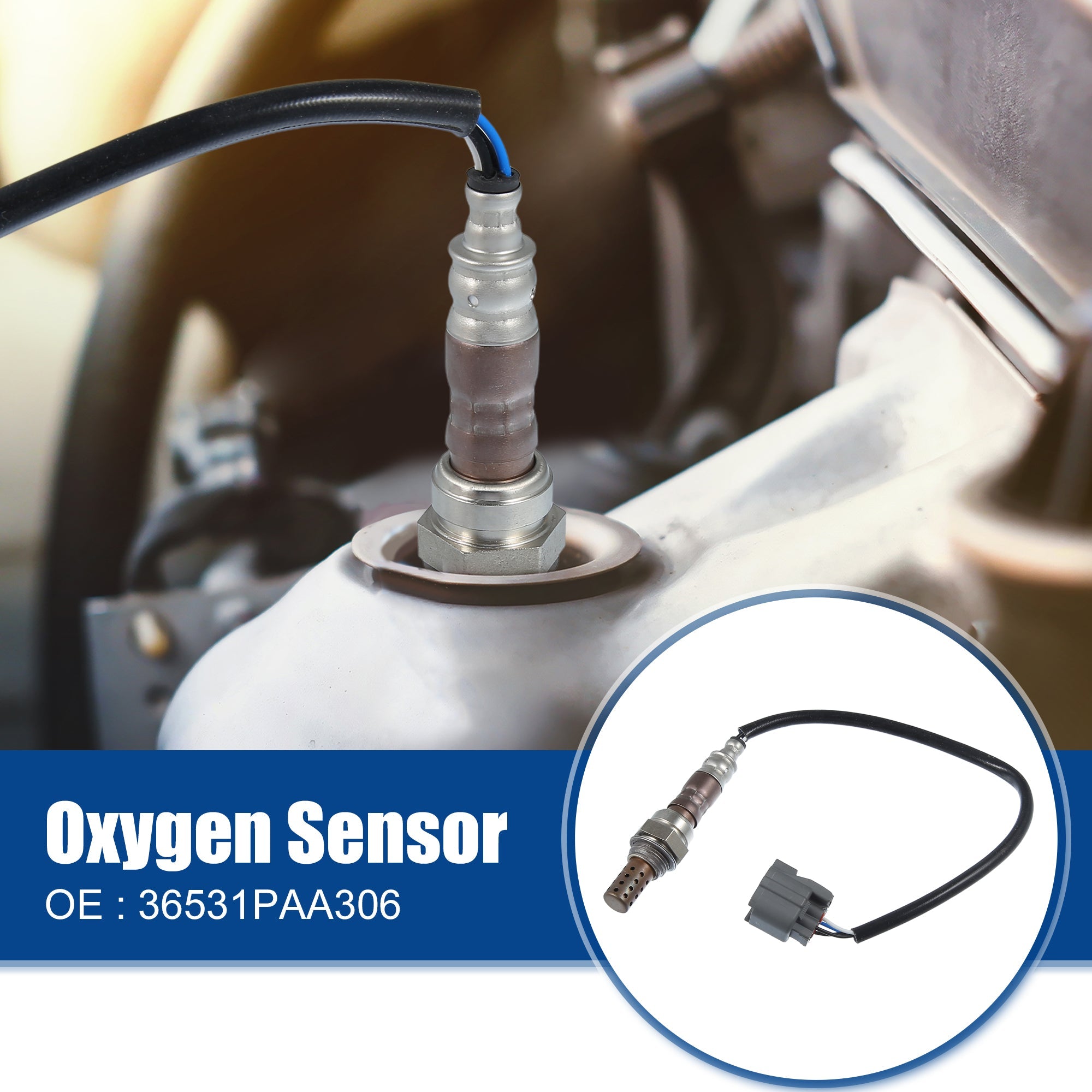 Unique Bargains Car Air Fuel Ratio Oxygen Sizeensor Replacement Fit for Honda Accord EX 2.3L L4 - Gas 3.0L V6 - Gas 2000