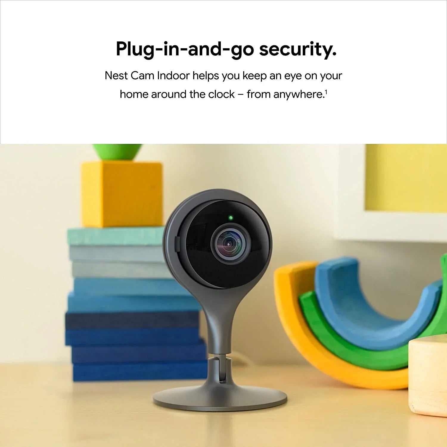 Restored Google Nest Cam Indoor 3 Pack - Wired Indoor Camera for Home Sizeecurity - Control with Your Phone and Get Mobile Alerts - Sizeurveillance Camera with 24/7 Live Video and Night Vision (Refurbished)