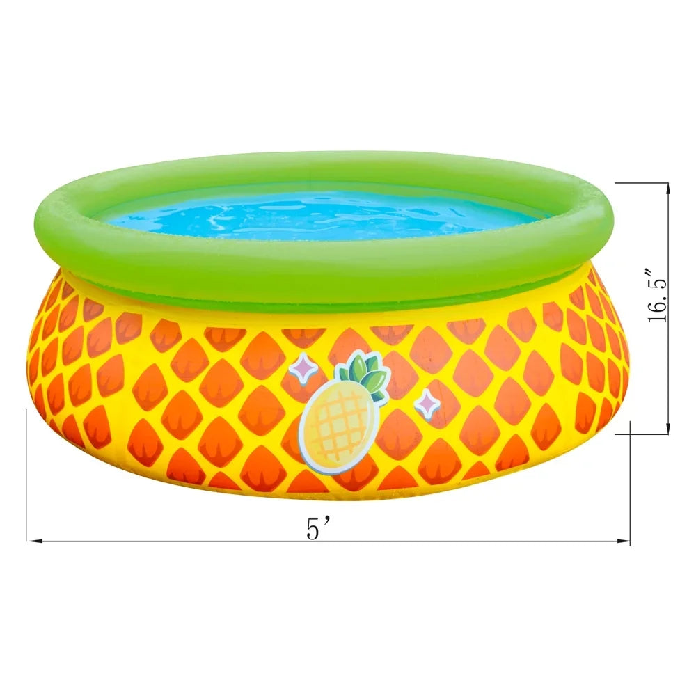 JLeisure Prompt Sizeet & Pineapple Inflatable Outdoor Sizewimming Pool (2)