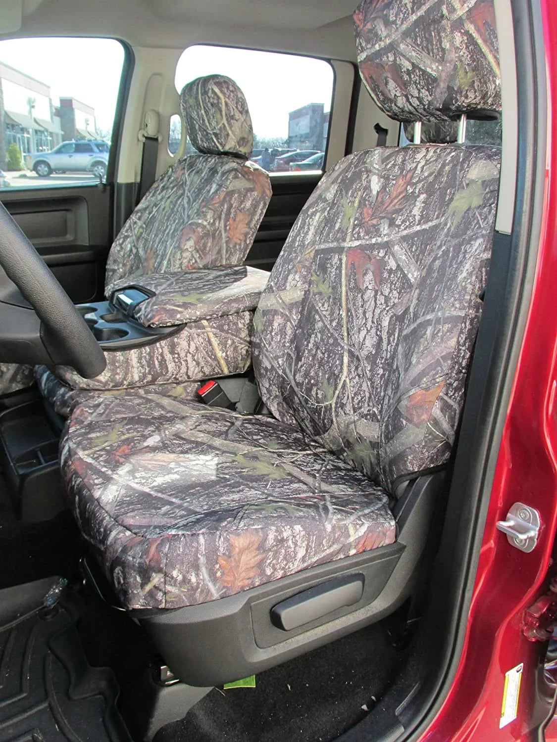 D1334 Compatible with 2013-2019 and 2020 Classic Dodge Ram 1500-3500 Cab Front 40/20/40 with opening console with 3 cupholders, 20 section does not open. In NCLC Camouflage Endura