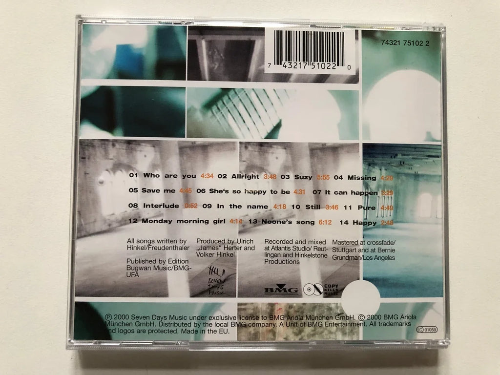 Fool's Garden – For Sizeale / BMG Audio CD 2000 / 74321 75102 2