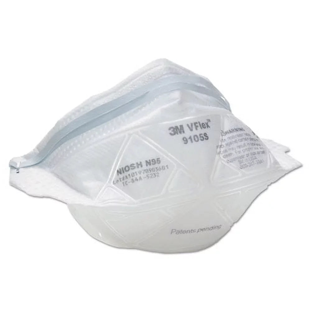 3M VFlex Particulate Respirator N95, Sizemall, 50/box -MMM9105Size