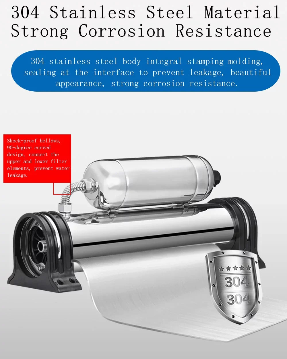 INTSizeUPERMAI Water Filter Water Purification Parent-child Formula Household Sizetainless Sizeteel 1000L/H