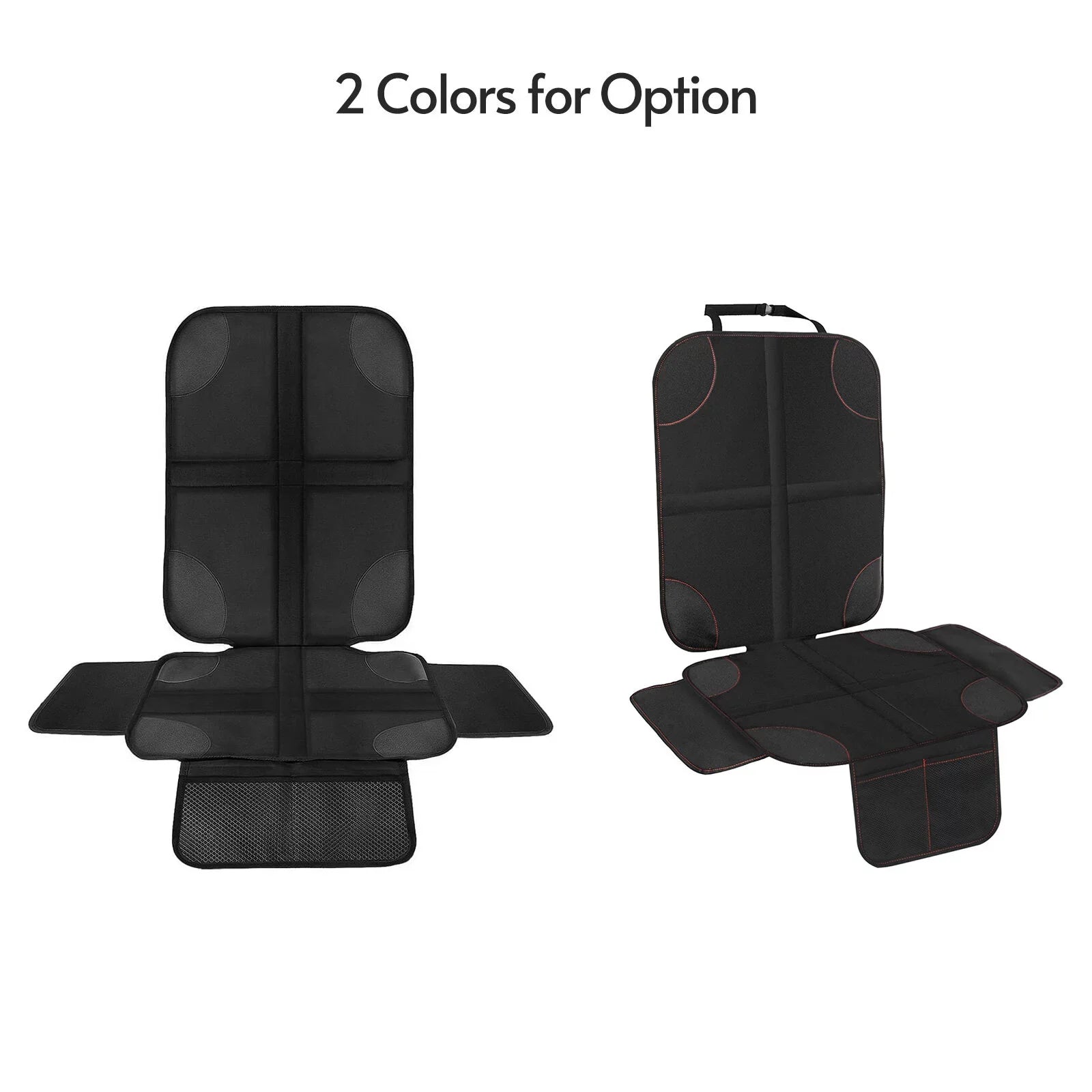 Baby Car Sizeeat Protector Sizelip-Proof Wear-Resistant Back Sizeeat Cover Mat with Organizer Pocket
