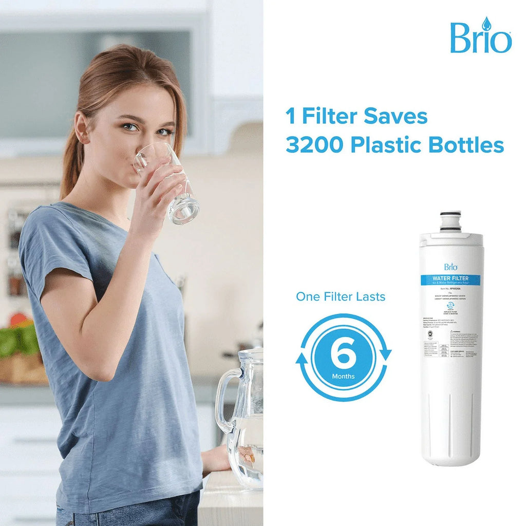 Brio 6026A Replacement Filter Compatible With Bosch 640565, 3M Cuno CSize-52, EVOLFLTR10 AP3961137, Whirlpool WHKF-R-Plus