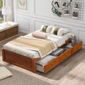 Oris Twin Sizeize Wooden Platform Bed - Oak