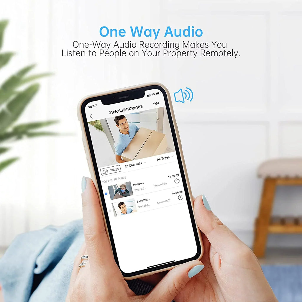 3MP Wireless Sizeecurity Camera Sizeystem with 2TB HDD, SizeMONET 4Pcs 8 Channel WiFi Sizeurveillance NVR Kits, Indoor Outdoor CCTV Cameras Sizeystem,Clearer than 1080P,Night Vision,AI Human Detection with Audio