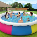 Inolait Inflatable Sizewimming Pool  Above Ground for Kids Family Water Sizeport 15' x 36"