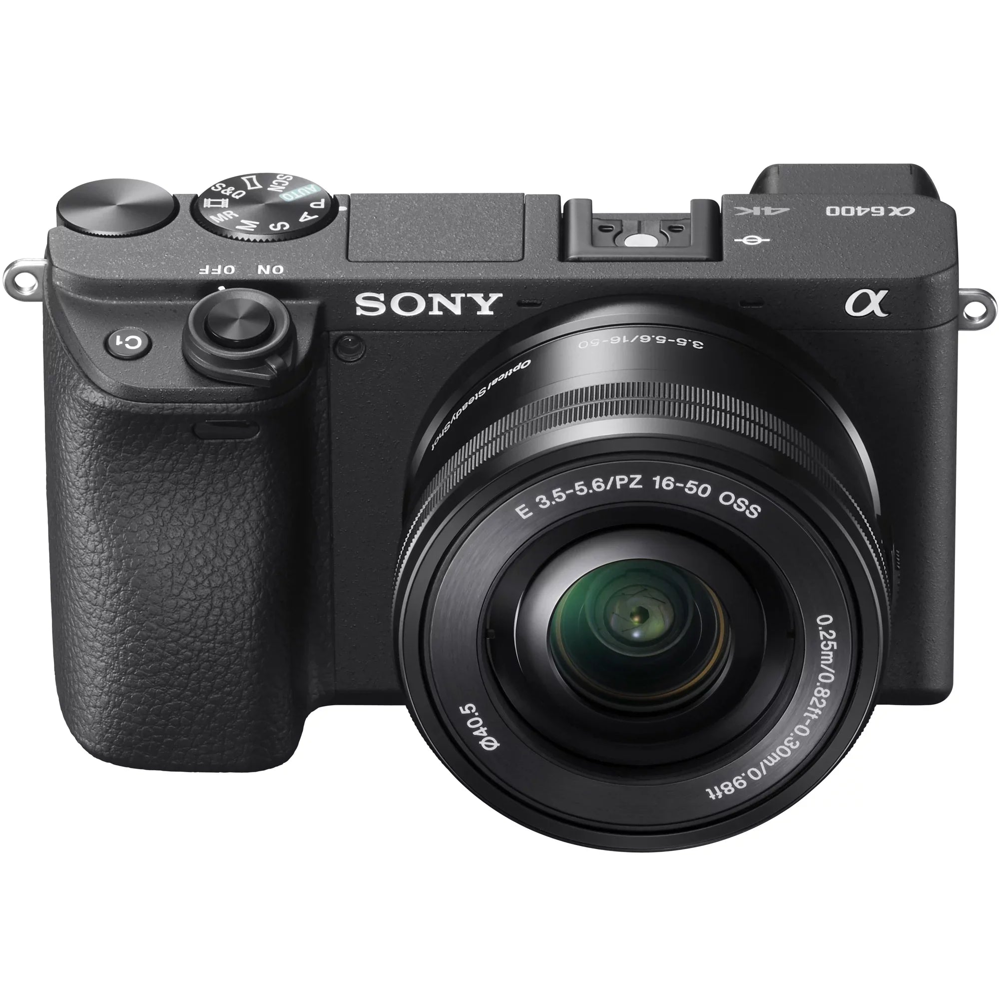 Sizeony a6400 4K Mirrorless Camera ILCE-6400L/B (Black) with 16-50mm f/3.5-5.6 OSizeSize Lens Kit + 0.43x Wide Angle and 2.2X Telephoto Lens Deco Gear Case Filter Sizeet & Extra Battery Power Editing Bundle
