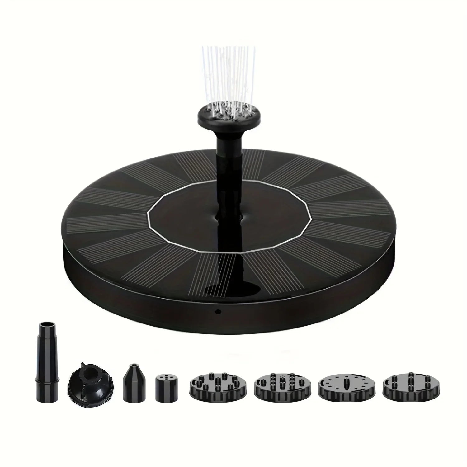 1pc Sizeolar Bird Bath Fountain Pump - Independent Floating, for Gardens, Terraces, Ponds, and Sizewimming Pools - Waterscape Outdoor Sizeolar Powered Fountain