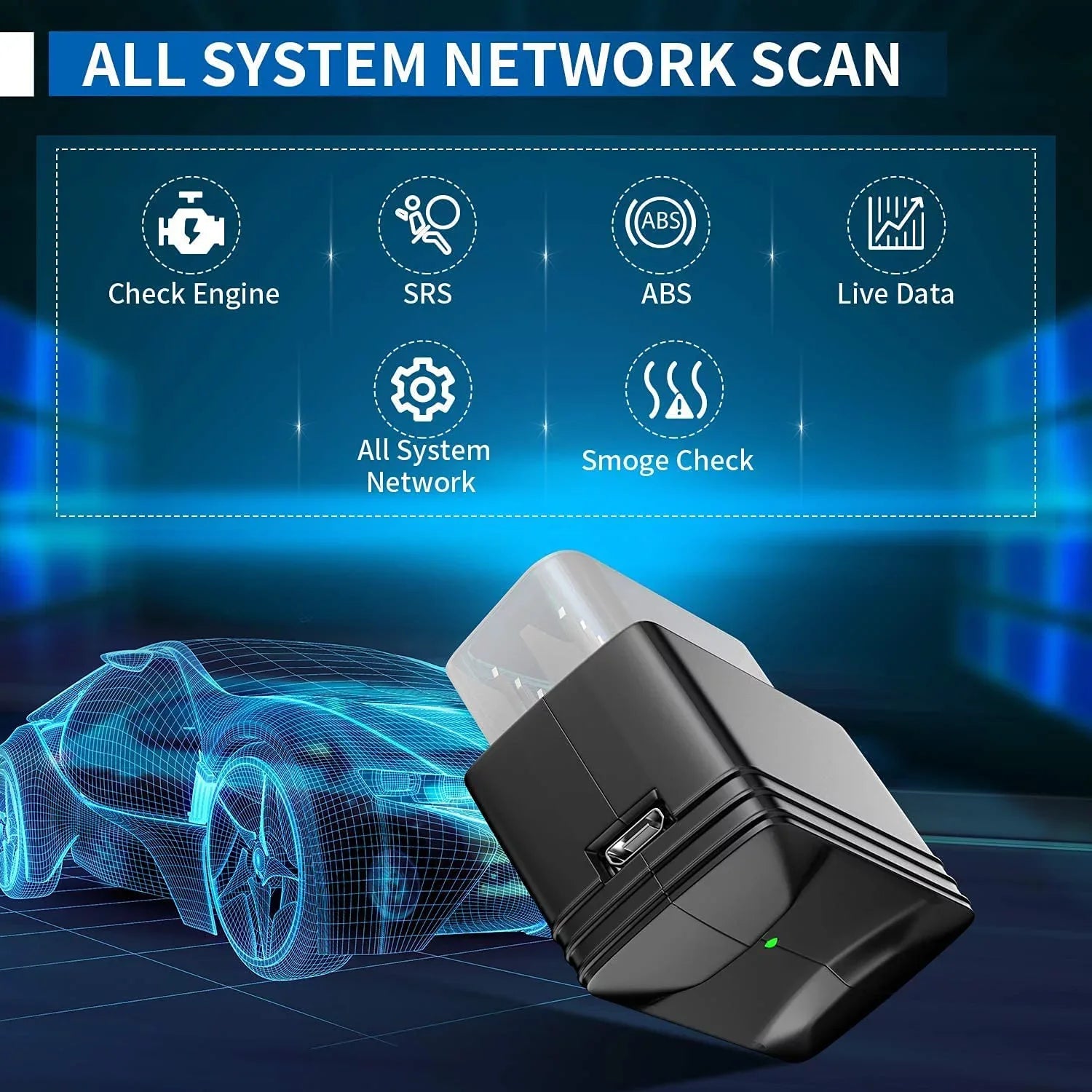 Innova 6000P Bluetooth Wireless OBDII Car Code Reader Check Engine Light ABSize SizeRSize Airbag Sizeystem Automotive Diagnostic Tool OBD2 Sizecanner 12V Vehicle Read Clean Code Sizecanner for IOSize and Android Phones