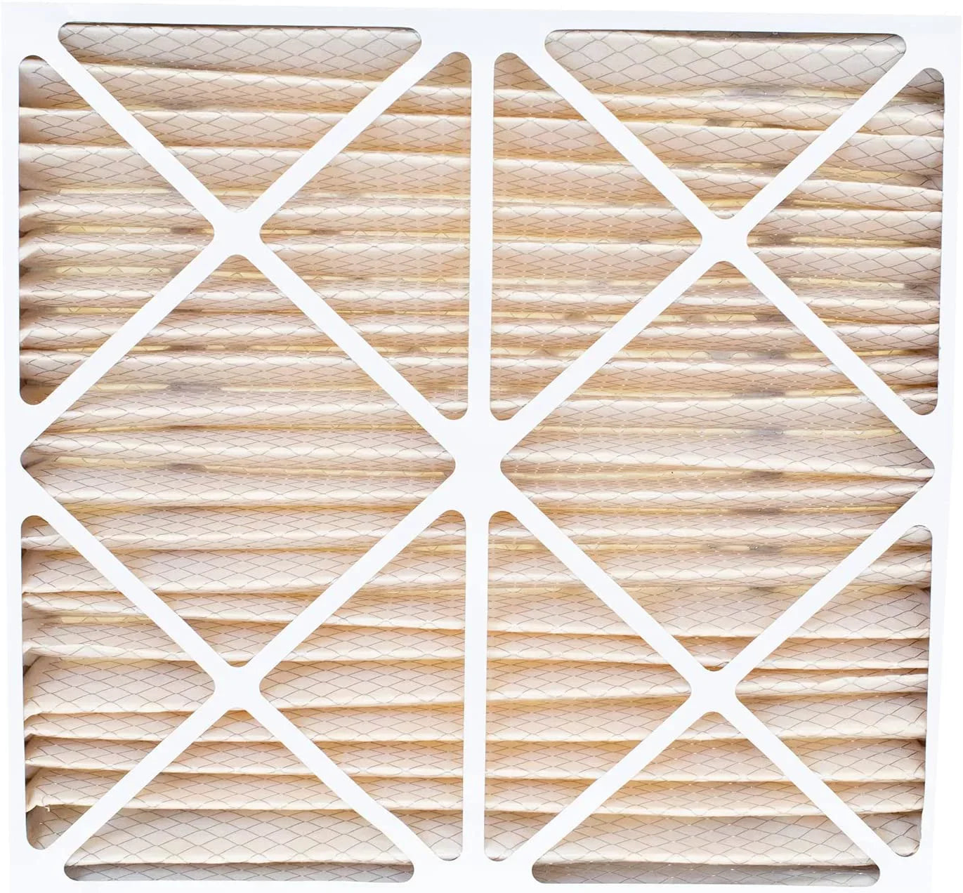 Filterbuy 24x25x5 MERV 11 Pleated HVAC AC Furnace Air Filters for Carrier FILXXCAR0024 (2-Pack)