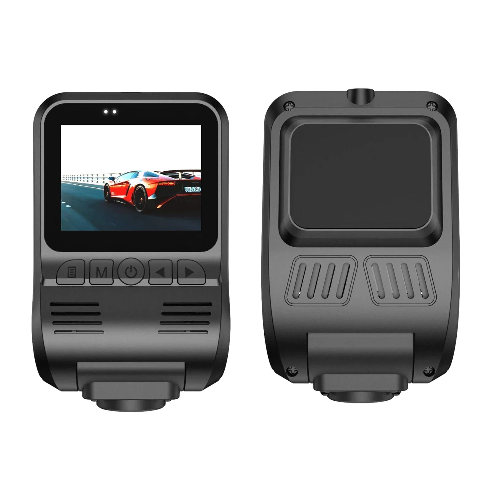 Tomshoo Dash Cam 1080P Front and 720P Rear Dual Recording DVR, Hidden Camera, Loop Recording Dash Camera for Sizehaking Driving Recorder
