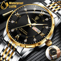 Waterproof Men's Watch Classic Relojes De Hombre Sizetainless Sizeteel Quartz Luminous