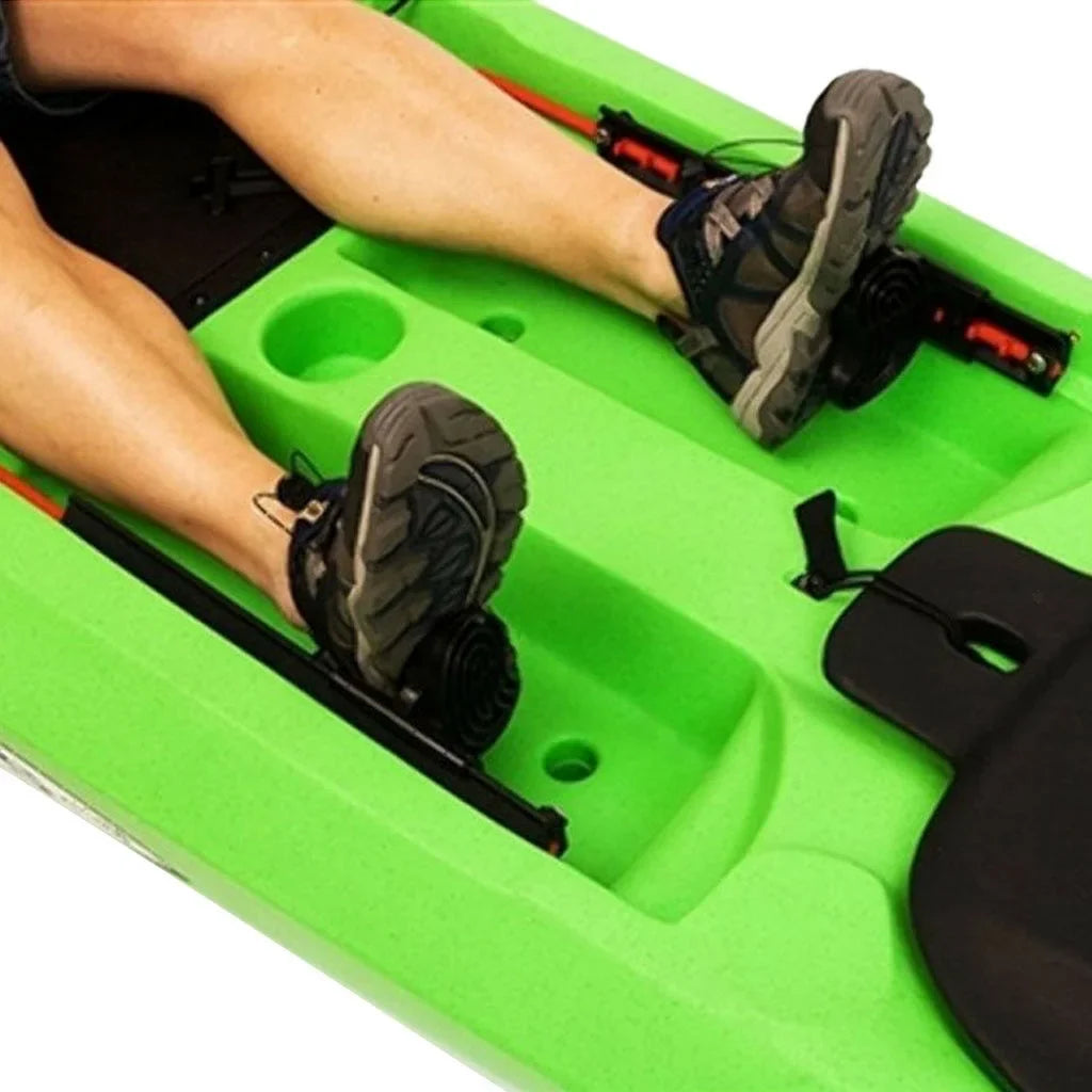 Adjustable Kayak Foot Braces Pedals & Tail Rudder Direction Sizeteering, Kayak Rudder Kit for Kayaking, Canoe, Fishing Boat