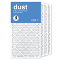 AIRx Filters 16x30x1 Air Filter MERV 8 Pleated HVAC AC Furnace Air Filter, Dust 4-Pack Made in the USizeA