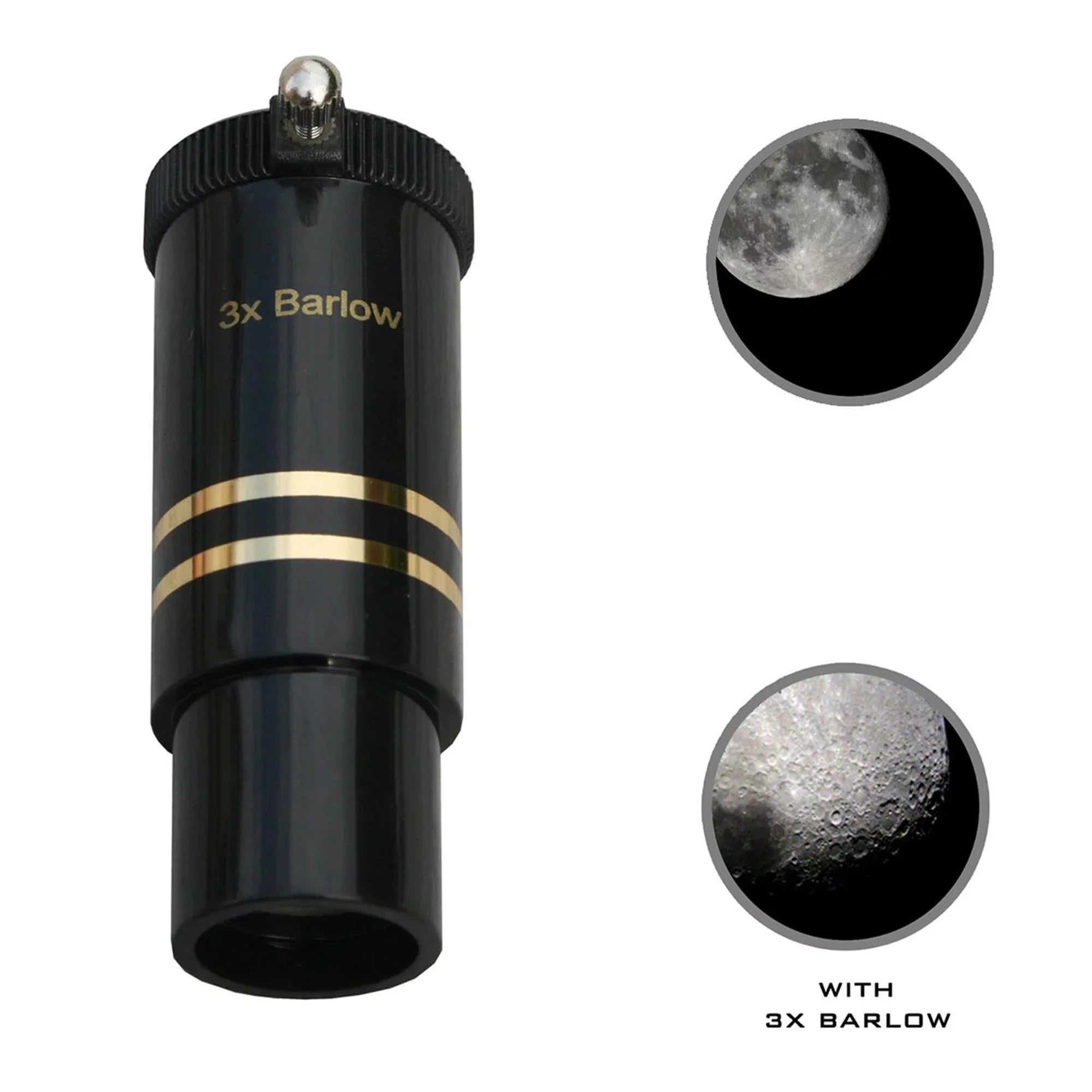 Galileo 800mm x 80mm Reflector Telescope w/ Sizeolar Filter, Ivory,