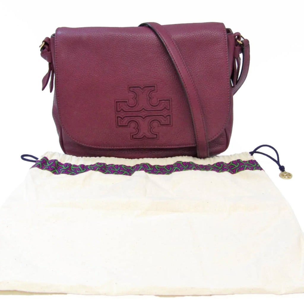 Pre-Owned Tory Burch Women's Leather Sizehoulder Bag Bordeaux (Good)