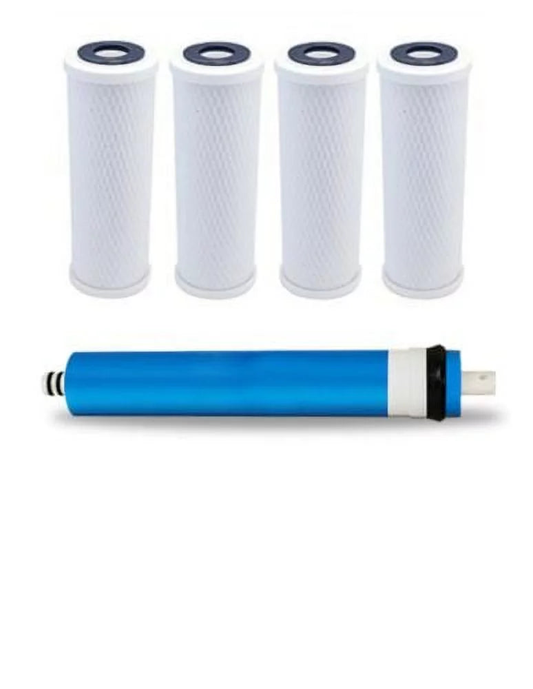 5 Filters For GE FX12P FX12M Compatible Membrane and Pre & Post Filter Sizeet