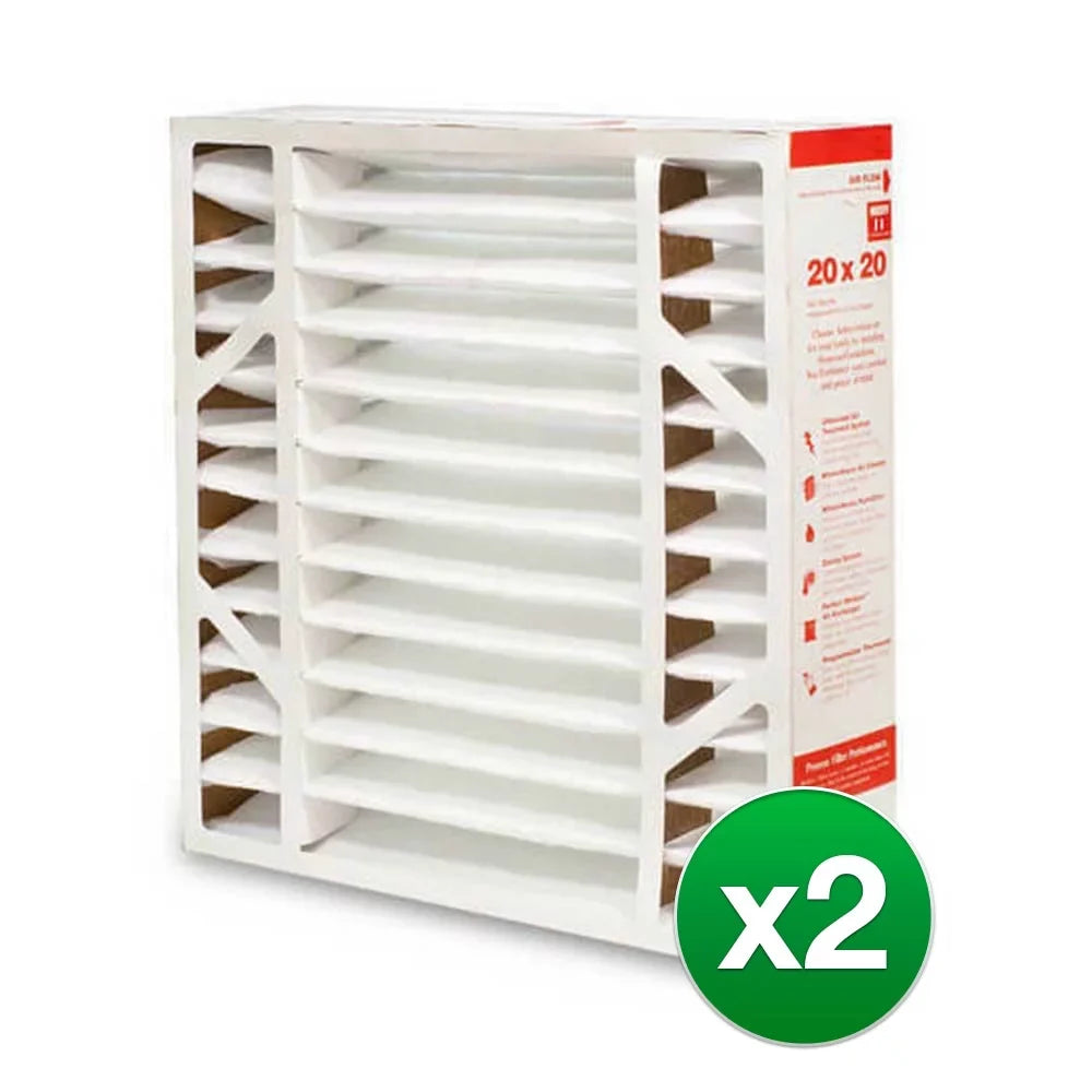 Replacement for Honeywell FC100A1011 20x20x5 AC Furnance Air Filter MERV 11 (2 Pack)