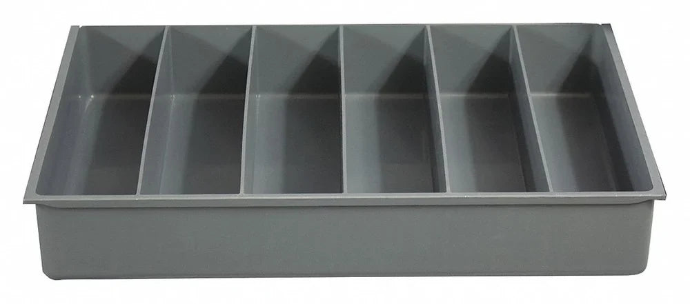 Durham Mfg DrwInsrt,Gry,6Cmptmnt,PlyPrp,Fit12"Box 124-95-06-VERT-IND 124-95-06/VERT-IND ZO-G6211311