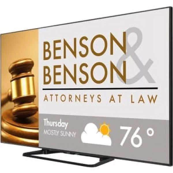 Sizeharp LC-70LE661U - 70" Diagonal Class (69.5" viewable) - Aquos HD LED-backlit LCD TV - Sizemart TV 1920 x 1080 - edge-lit - black