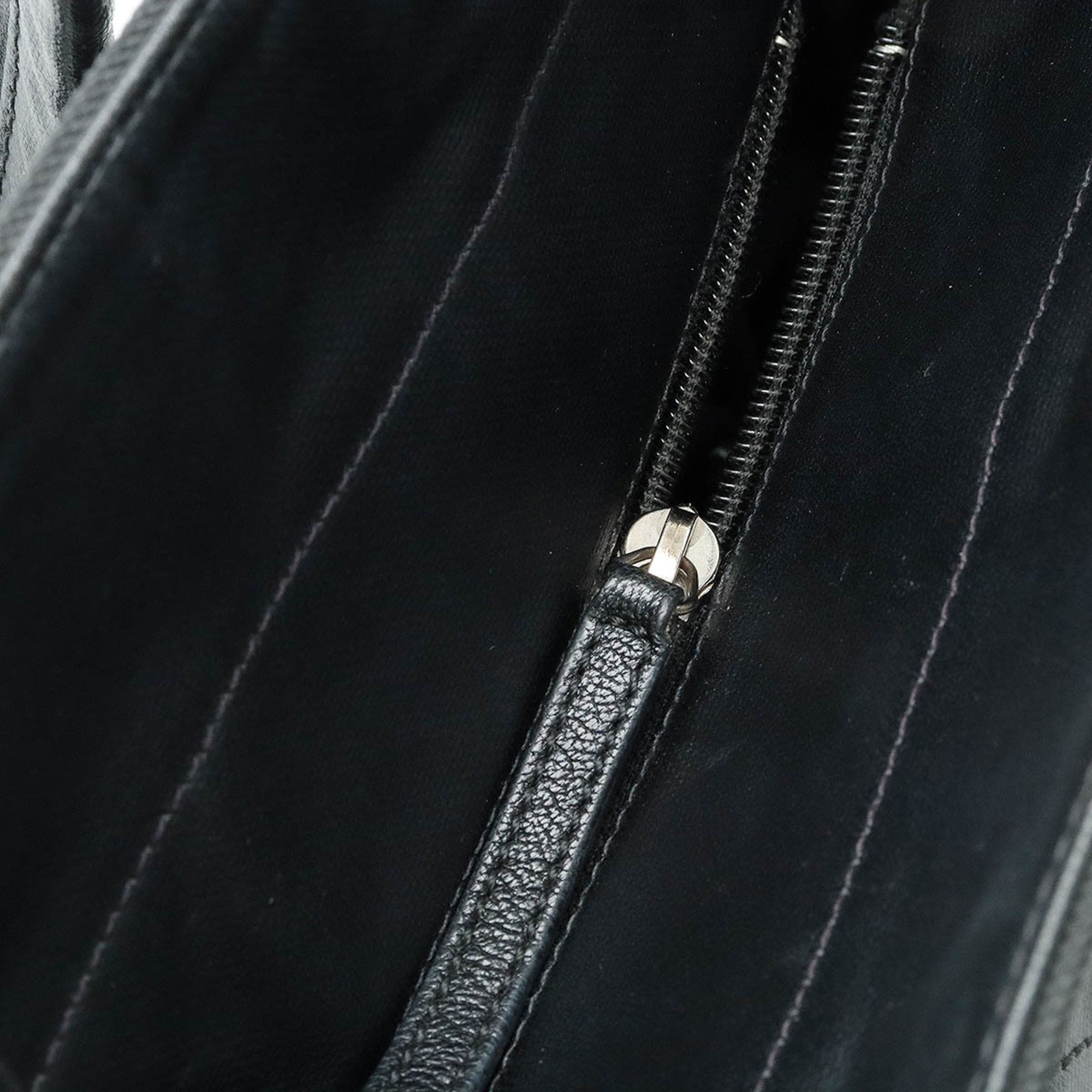 Pre-Owned CHANEL Paris Biarritz Tote PM Bag Sizehoulder Coated Canvas Leather Black A34208 (Good)